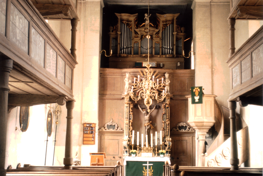 Altar, Emporen und Kanzel nach 1954 